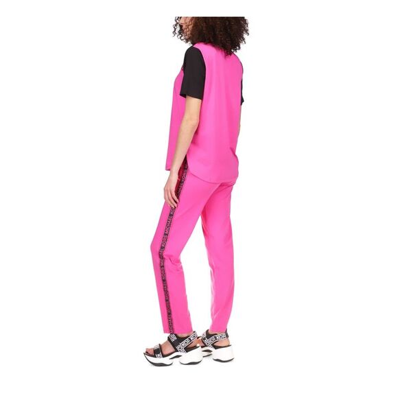 MICHAEL MICHAEL KORS Womens Pink Logo Short Sleeve Crew Neck T-Shirt Petites P\M - Picture 3 of 4